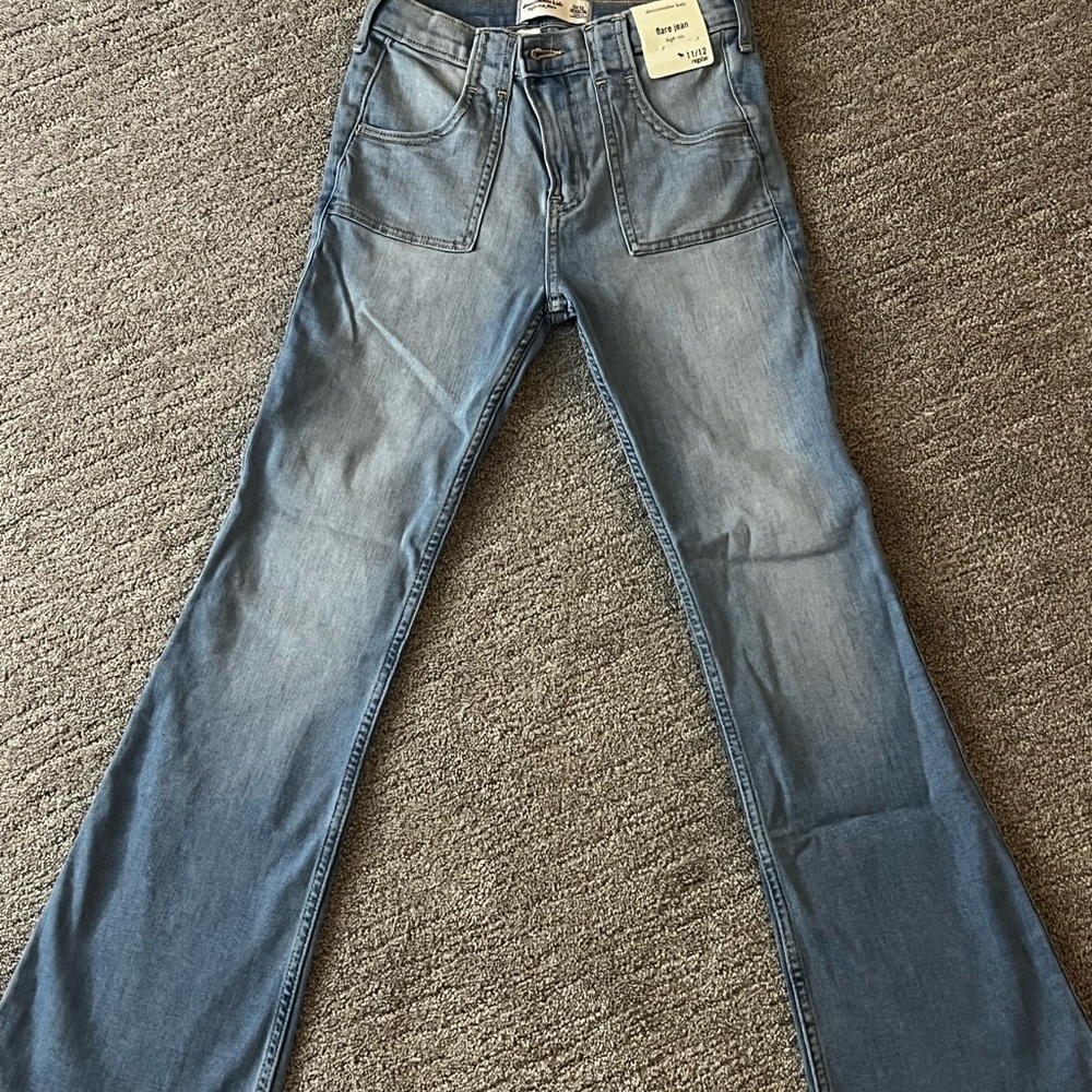 Abercrombie Kids Light Blue Flare Jeans